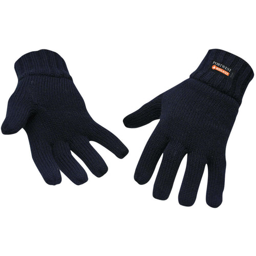 Portwest - Knit Glove Insulatex Lined - Navy
