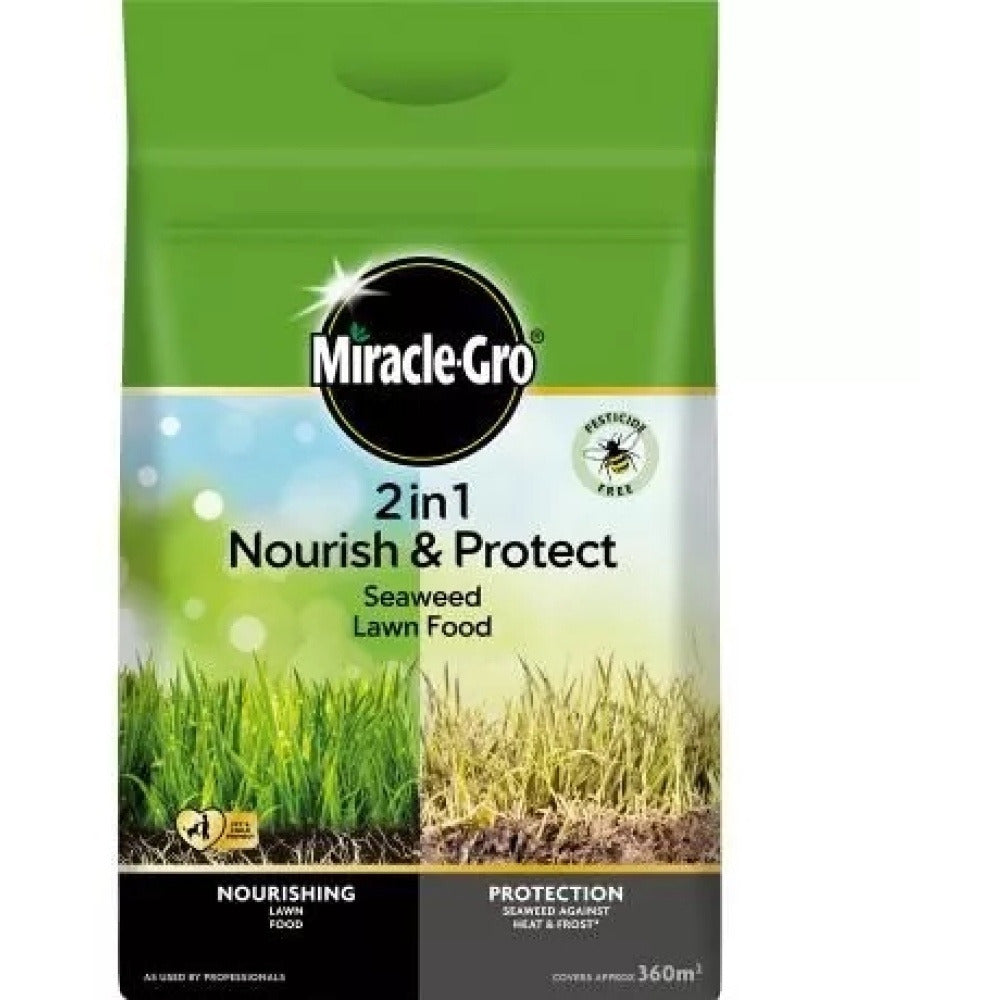 Miracle-Gro Nourish & Protect Seaweed lawn food 360m2