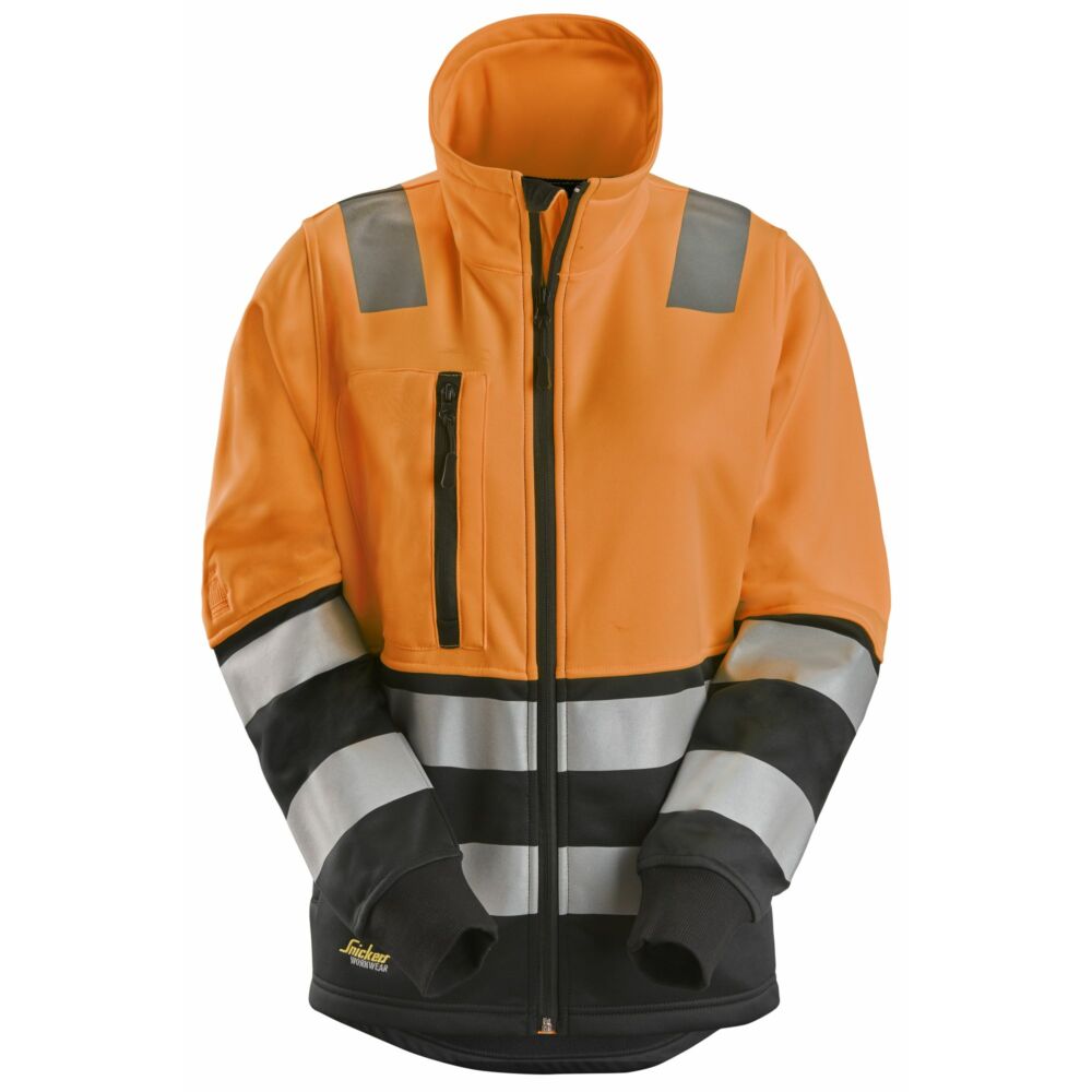 Snickers - High-Vis, Class 2 Women's Full Zip Jacket - High vis orange\\Black