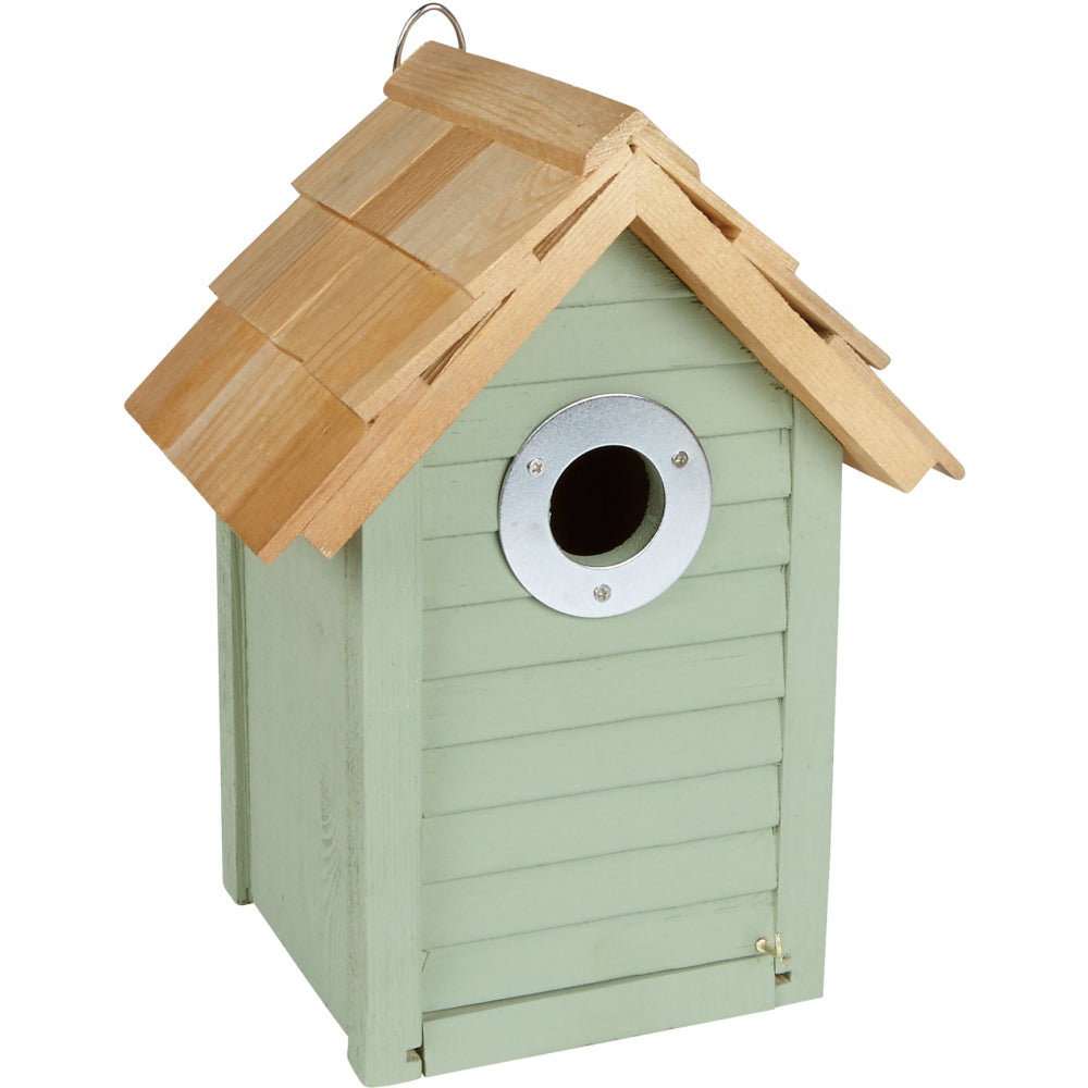 Gardman Beach Hut Nest Box - Sage Green