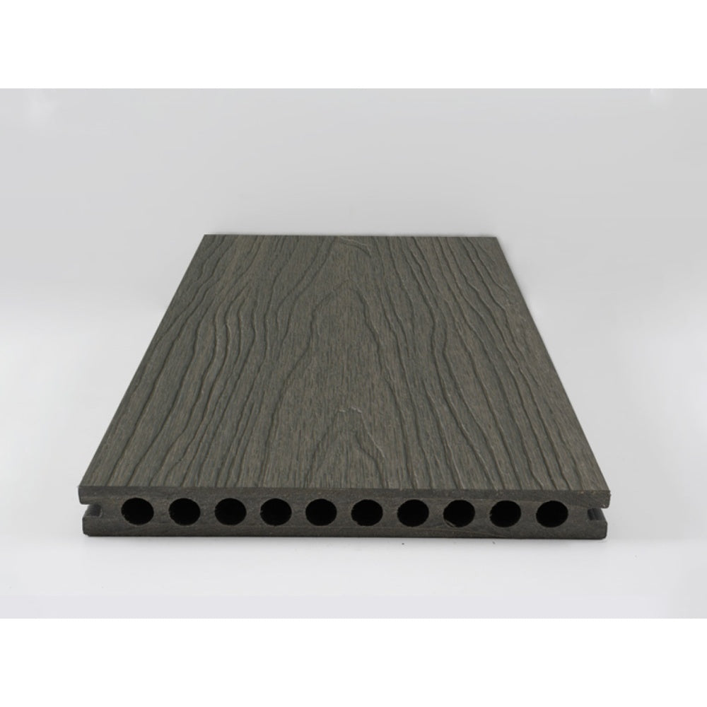 Ultrashield Naturale Hollow Wide Board Pebble Grey Composite Decking 23mm