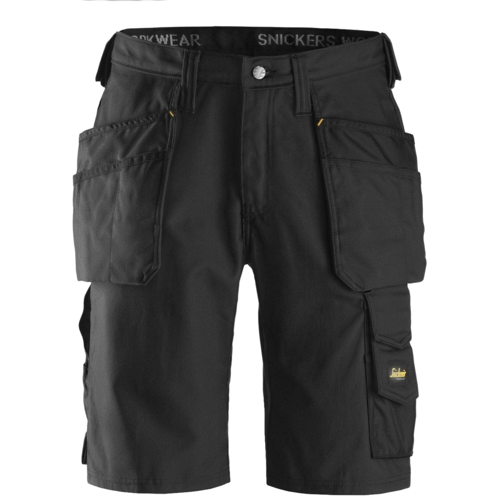 Snickers - Craftsmen Shorts Holster Pockets, Canvas+ - Black\\Black