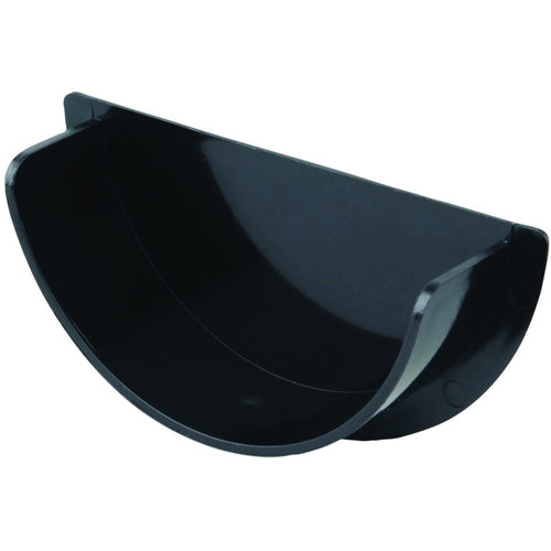 Rainwater RoundLine OsRRL PVC-U Stop end Internal Black 112mm