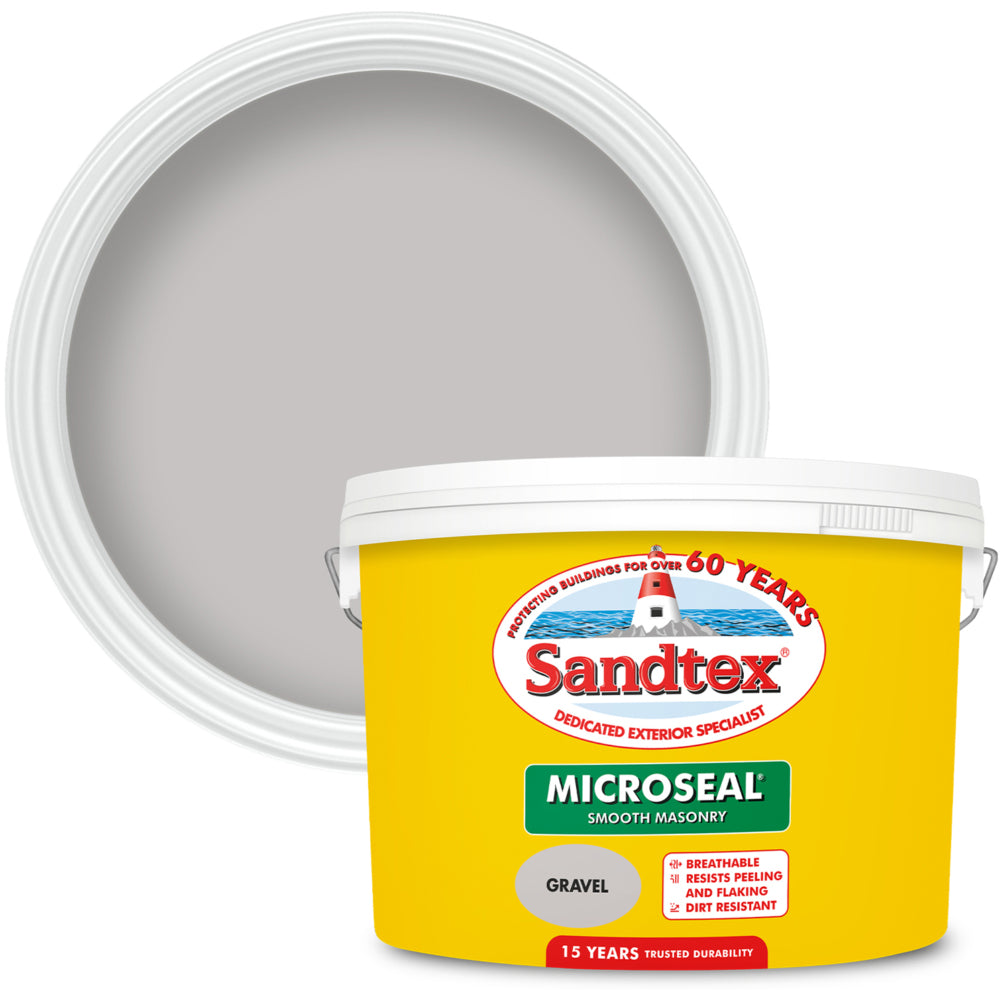 Sandtex Microseal Smooth Masonry Gravel 10L