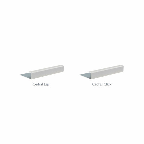 Cedral Lap C54 Pewter Connection Profile 3000mm