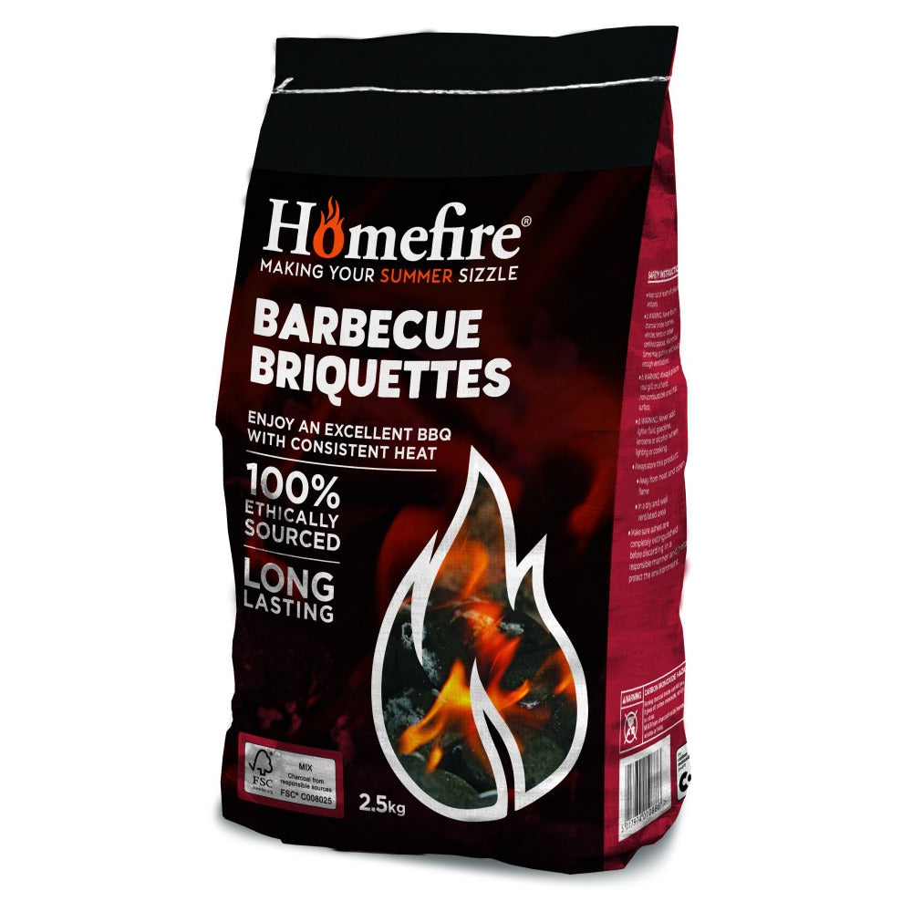 Charcoal BBQ Briquettes - 2.5kg