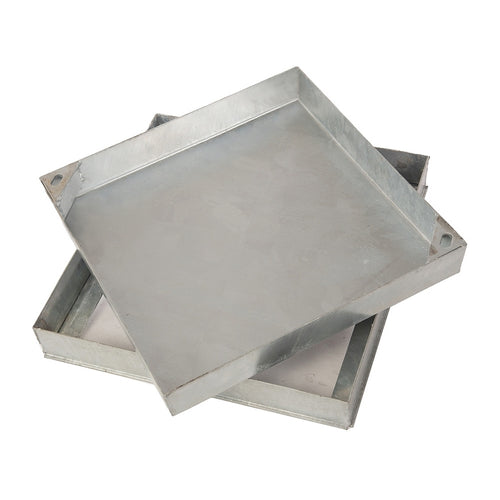 Galco - 457 x 457 10 T Hot Dip Galvanized Recessed Cover & Frame 80mm (75mm Recess)