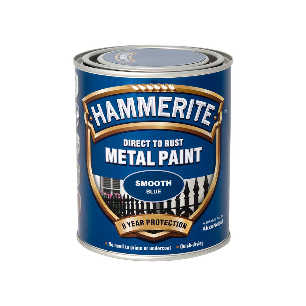 Hammerite Metal Paint Smooth Blue 750ml