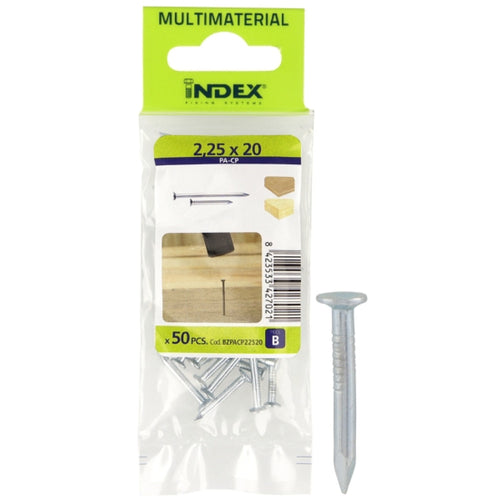 Index Prepack Steel Nails 3.4x40 Pack20