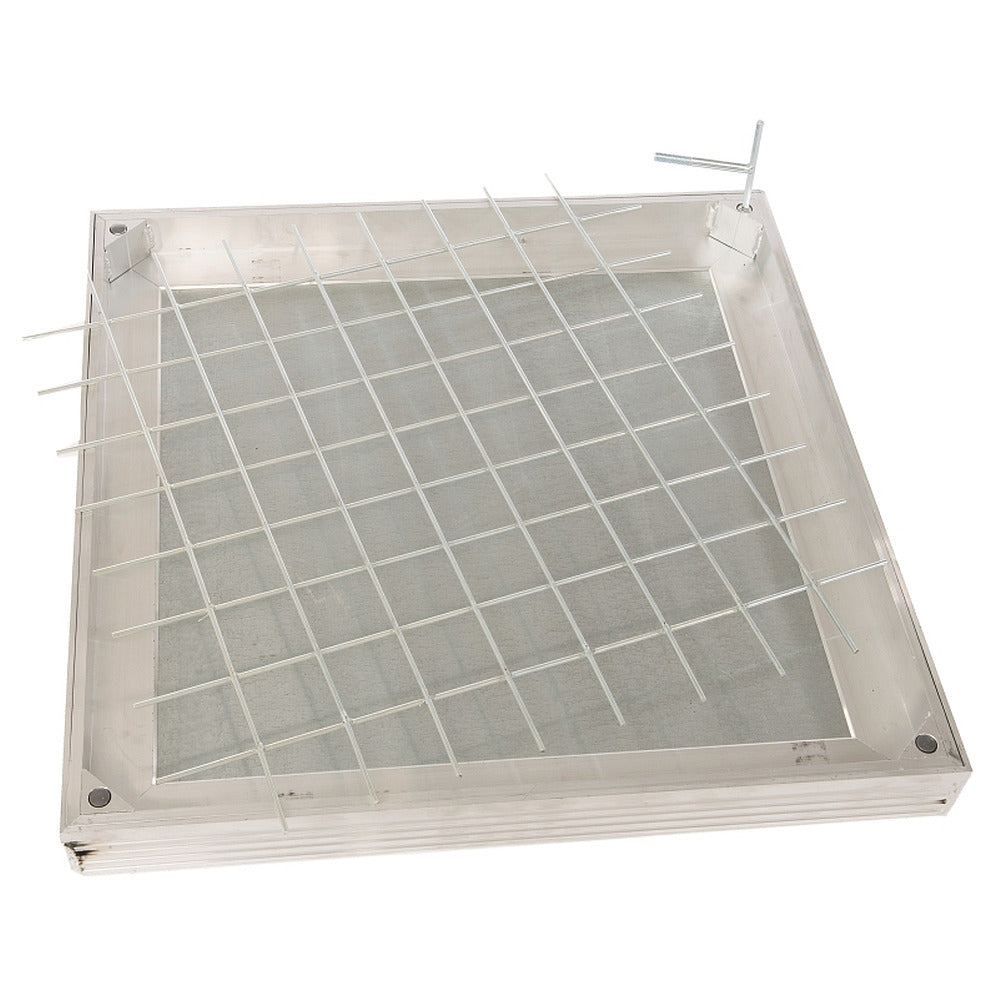 Galco - 810 x 810 2.5 T Pedestrian Aluminium Recessed Cover & Frame 60mm (45mm Recess)