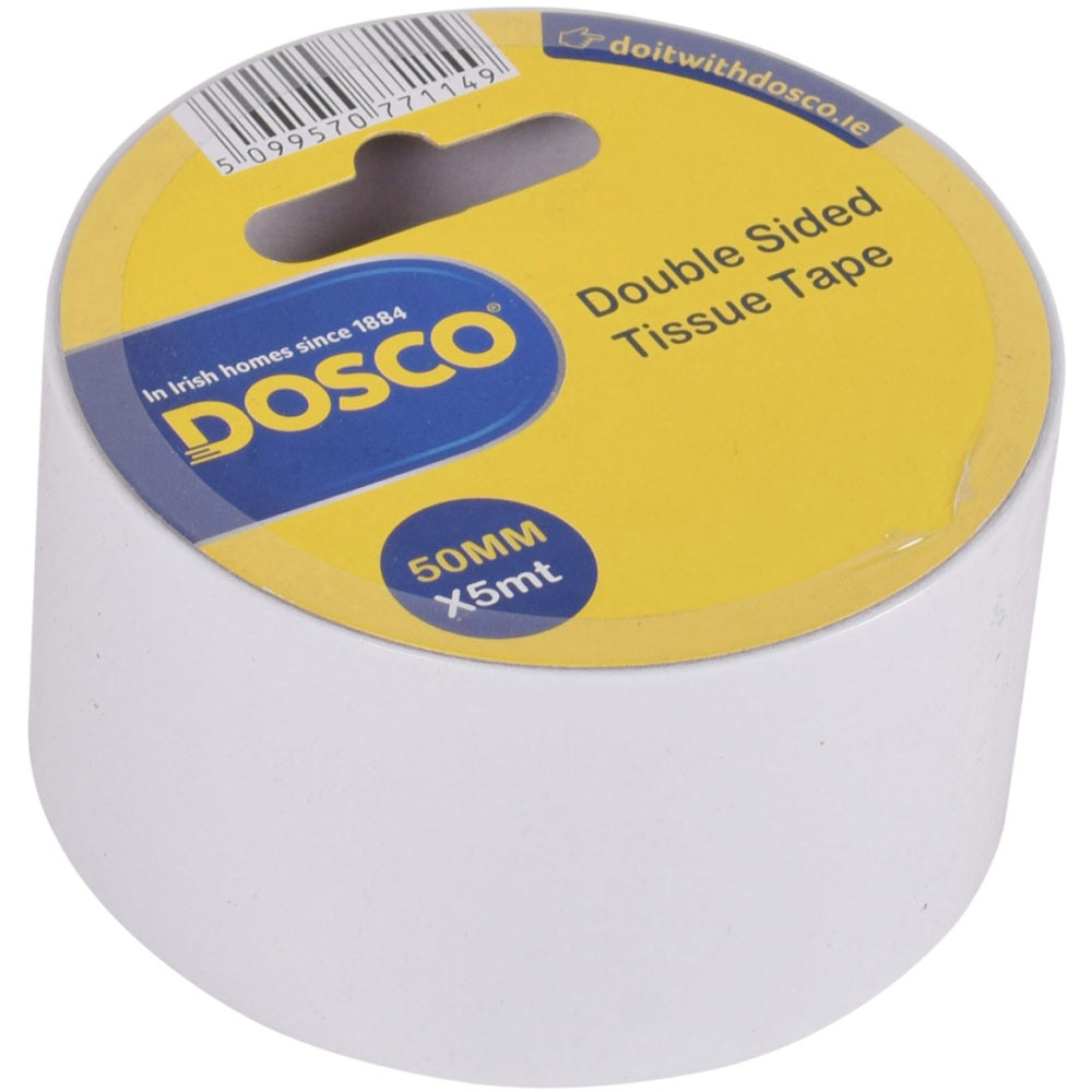 Dosco - Double Sided Tissue Tape 50mm x 5m