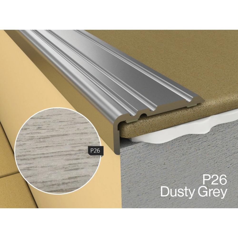 WRG 3 Flat Profile Self Adhesive P26 Dust Grey 1800mm