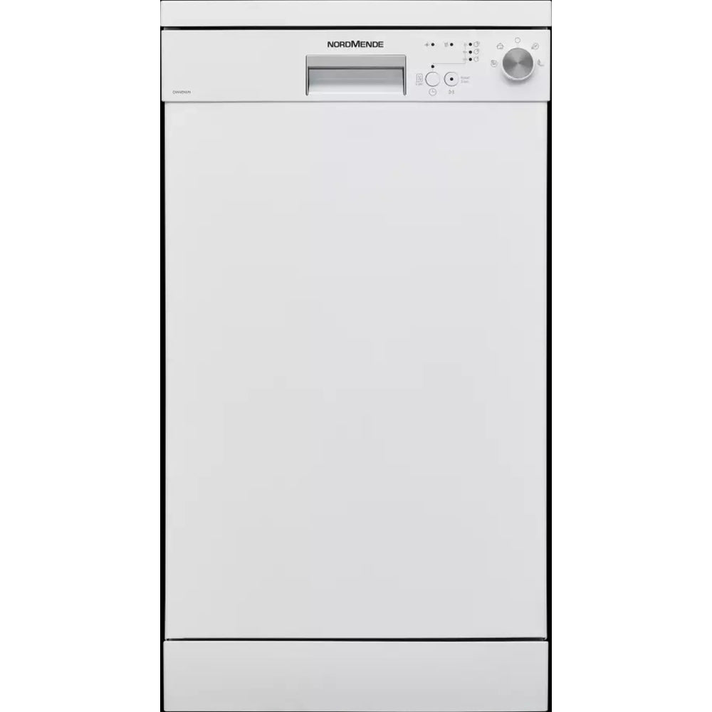 NordMende Free Standing 45cm Slimline Dishwasher White