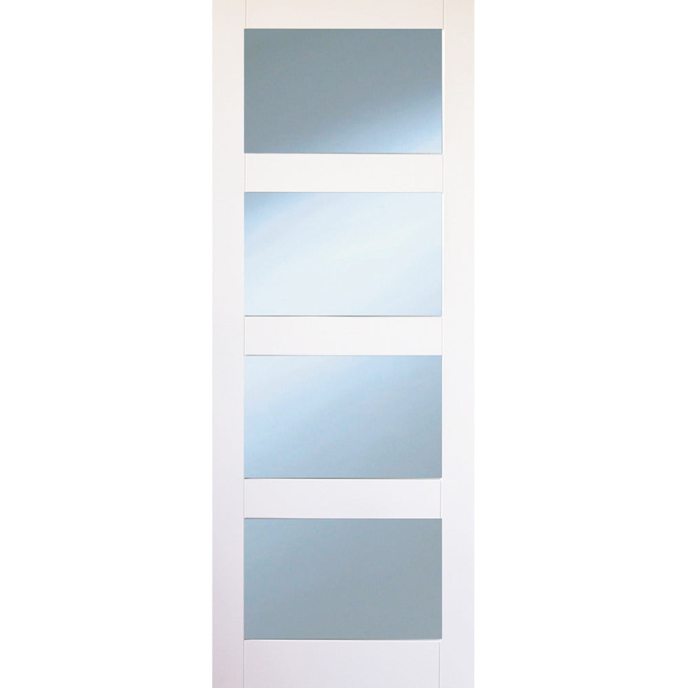 Kirkland Prime Shaker 4 Panel Clearglass Door 80\ x 32\ x 42mm