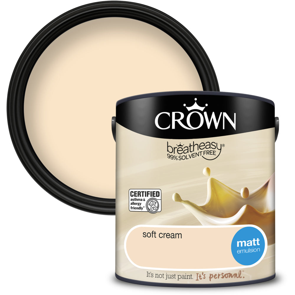 Crown Matt Emulsion Soft Cream 2.5L