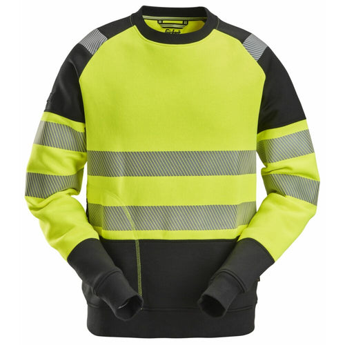 Snickers - High-Vis, Class 2 Sweatshirt - High vis yellow\\Black