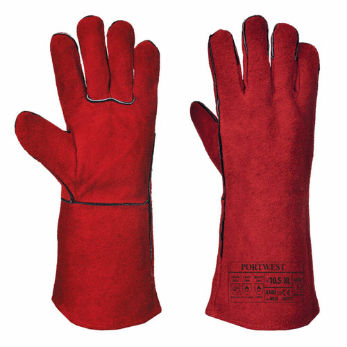 Portwest - A500 Welders Gauntlet - Red