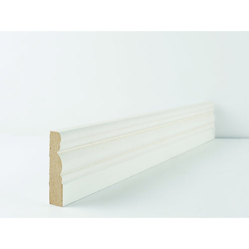 Seadec White Primed Victorian Skirting 22mm