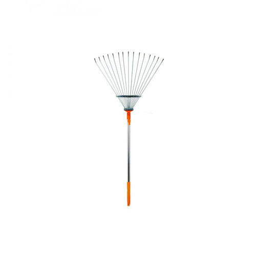 True Temper - Telescopic Wire Leaf Rake - Silver