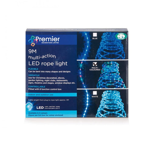 Premier Decorations - LED Multi Function Rope Light Multi-Coloured