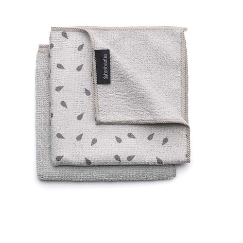 Brabantia - Microfibre cloth (2pk)- Light grey