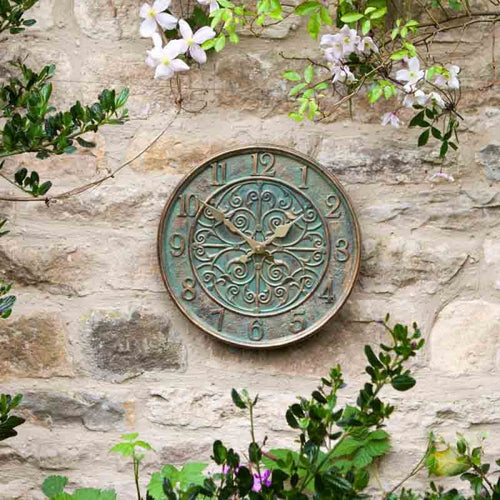 Outside In - Verdant Wall Clock