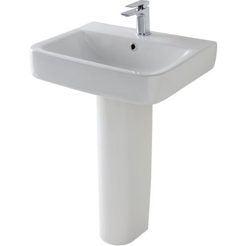 Tampa 500mm 1 Taphole Slimline Washbasin