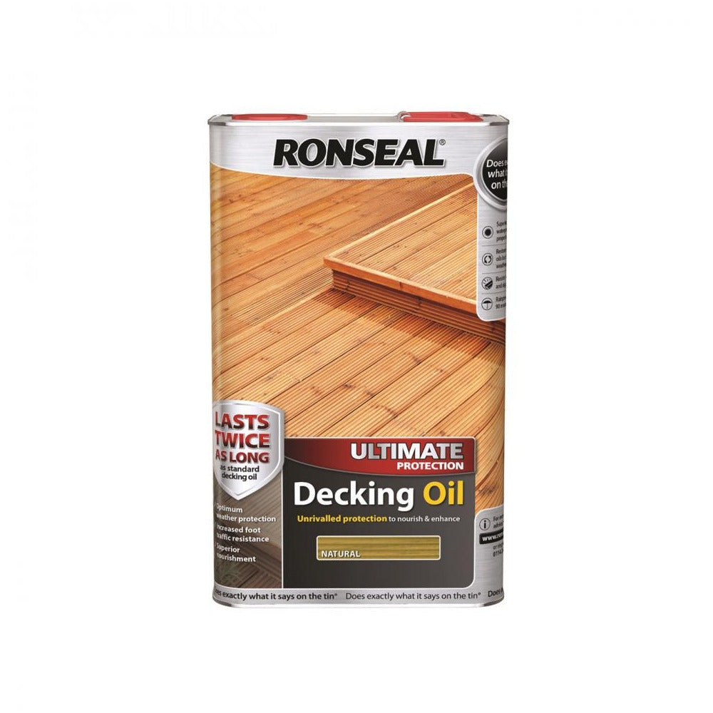 Ronseal - Decking Oil Teak - 4ltr + 25%