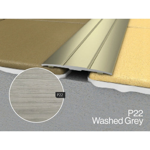 WRG 1 Flat Profile Self Adhesive P22 Washed Grey 900mm