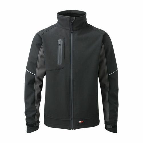 Tuffstuff Stanton Softshell Jacket Black/Grey - XXL