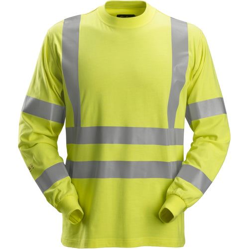 Snickers - ProtecWork, Long Sleeve T-Shirt, High-Vis Class 3 - High vis yellow