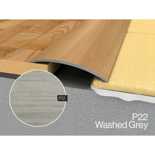 WRG 2 Flat Profile Self Adhesive P22 Washed Grey 900mm