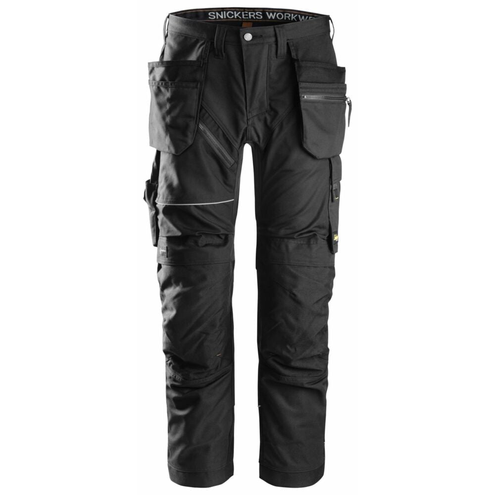 Snickers - RuffWork, Work Trousers+ Holster Pockets - Black\\Black