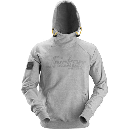Snickers - Logo Hoodie - Grey Melange