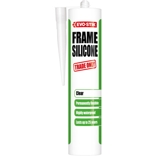Evo-Stik Silicone Frame Sealant Clear