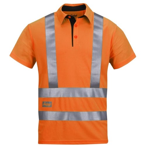Snickers - High-Vis A.V.S. Polo Shirt Class 2 - High vis orange