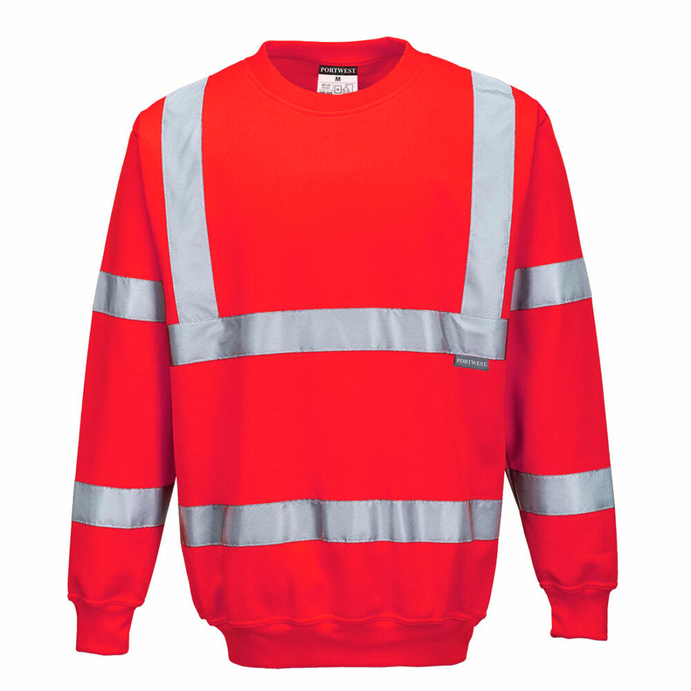 Portwest  - Hi-Vis Sweatshirt - Red