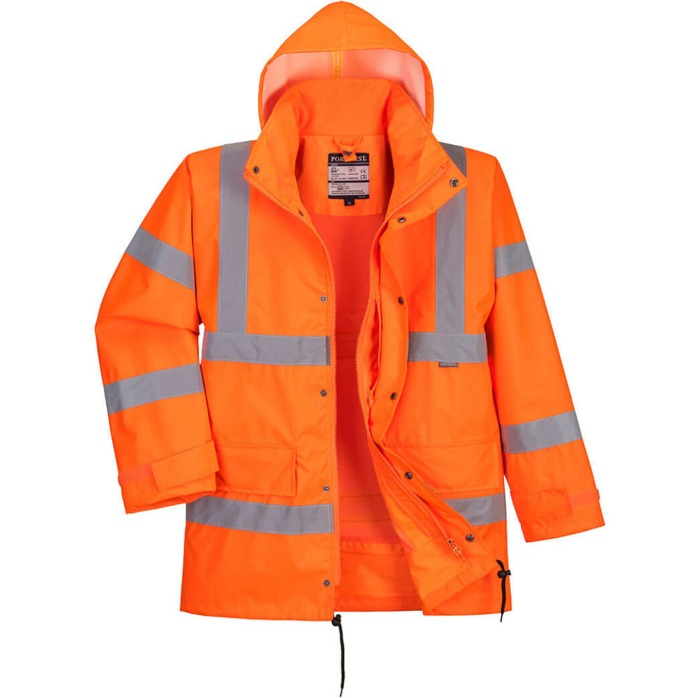 Portwest  - Hi-Vis Breathable Traffic Jacket (Interactive) - Orange