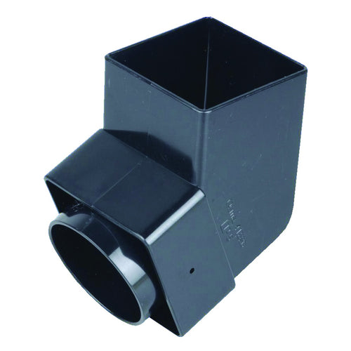 Rainwater SquareLine OsRSq PVC-U Offset Bend - Spigot Black 61mm
