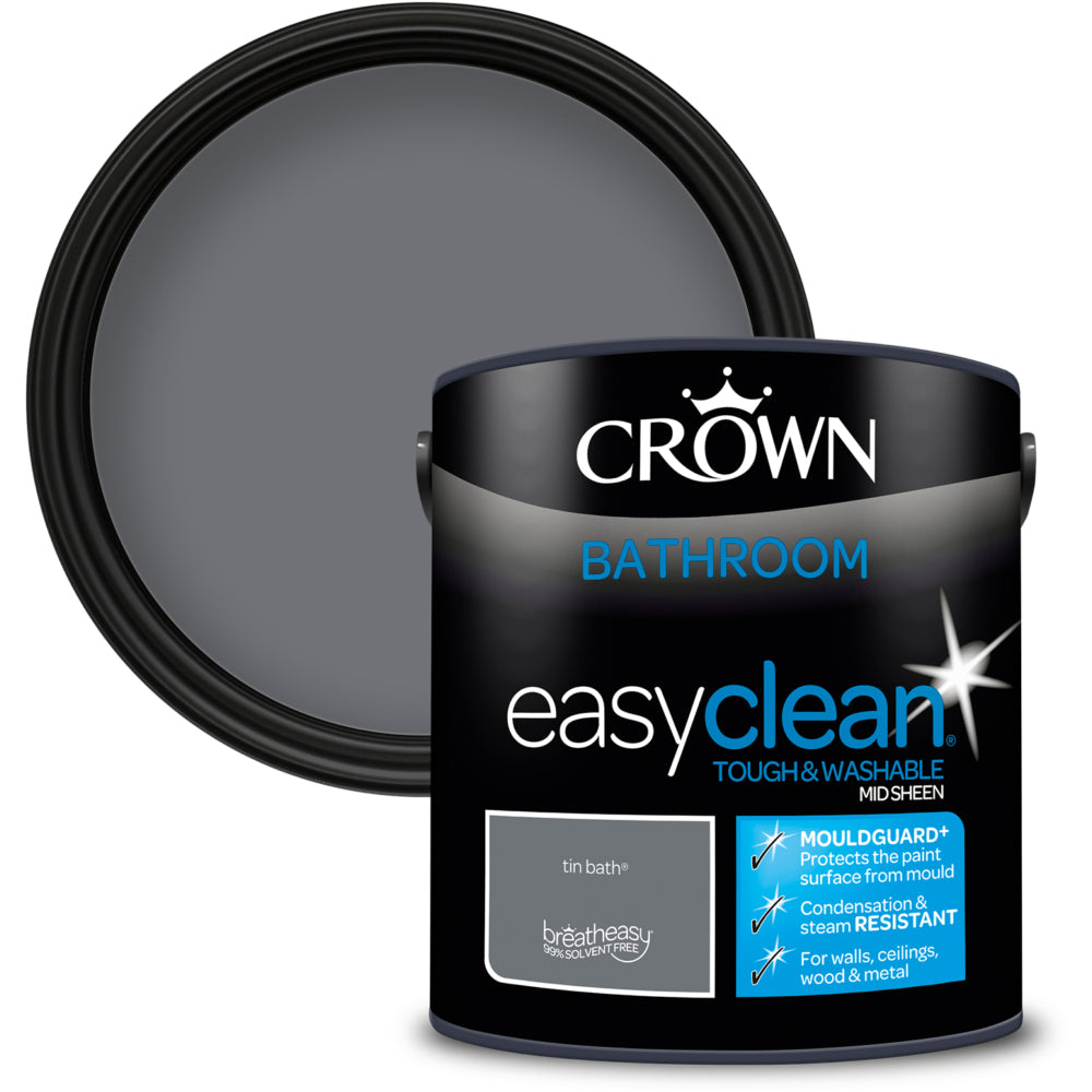 Crown Easyclean Bathroom Tin Bath 2.5L