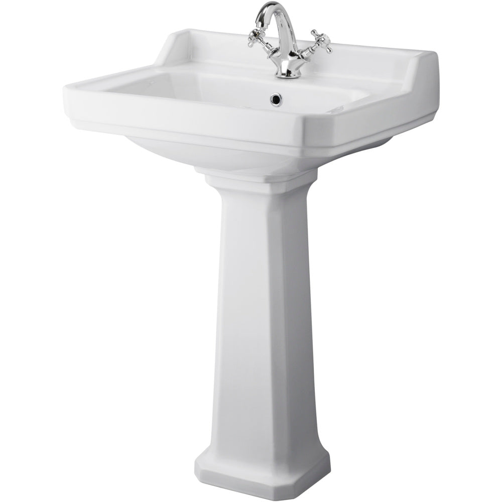 Cashel 60cm Washbasin 1 Taphole