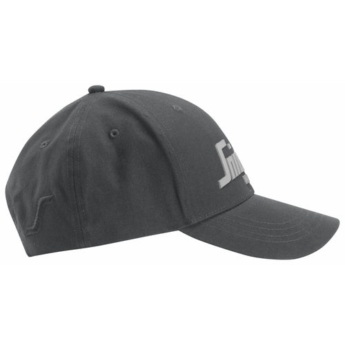 Snickers - Logo Cap - Steel grey\\Black