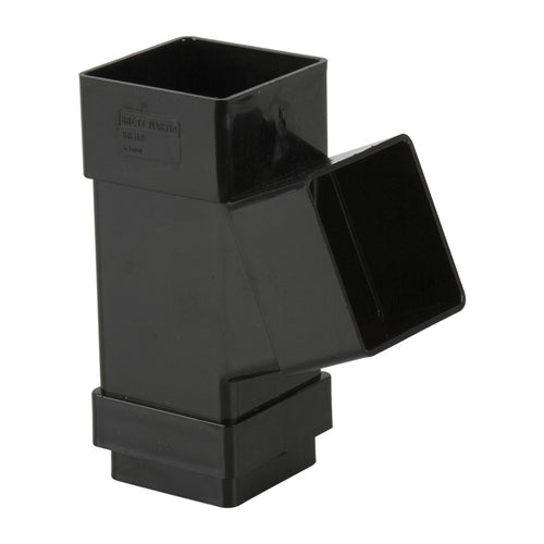 Brett Martin - 65mm Square Downpipe 112½° Branch