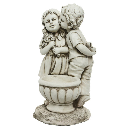 Decoris Boy & Girl with Planter Statues - Assorted