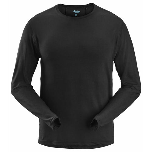 Snickers - LiteWork, Long Sleeve T-Shirt - Black