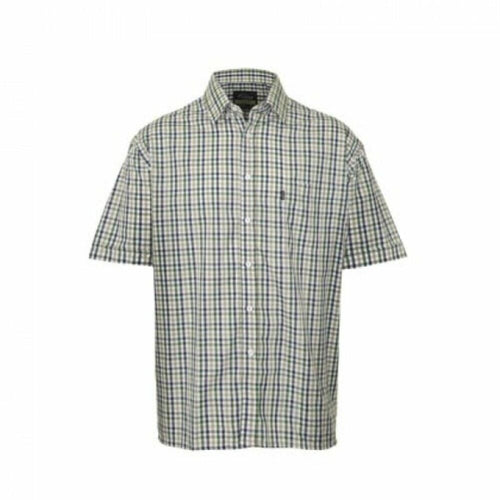 Champion Doncaster Polycotton Short-Sleeved Shirt Green - 3XL