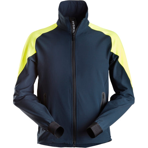 Snickers - FlexiWork, Neon Jacket -  Navy - Neon