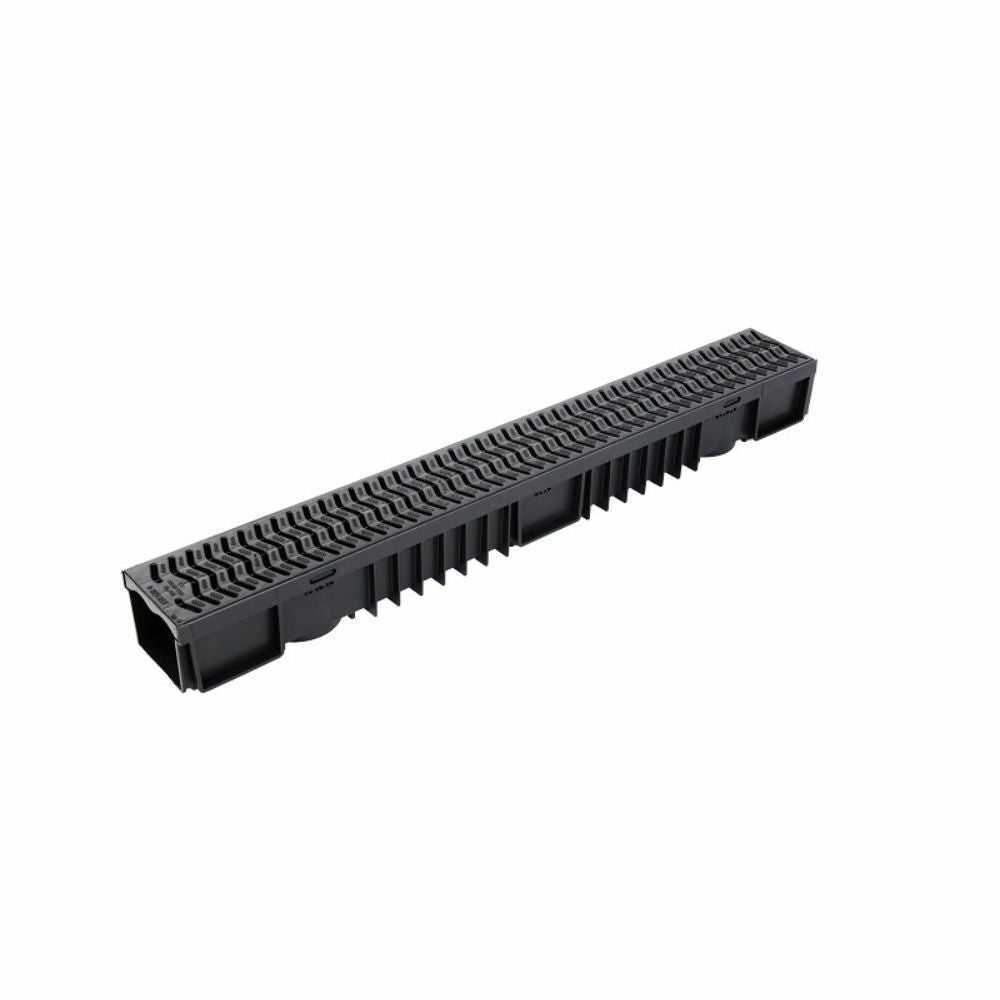 Polypropylene Channel (105mm) c/w Polypropylene grating Heelsafe - clicklock