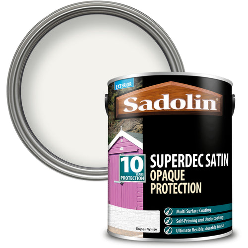 Sadolin Superdec Super Whte 5L