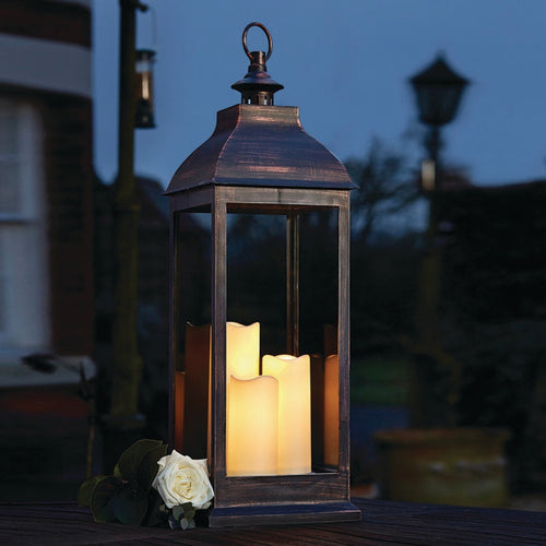 Outside In - Giant Copper Battery Lantern